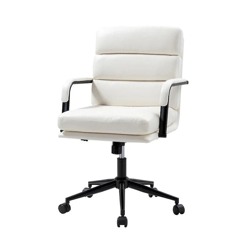 Joseph Contemporary Faux Leather Task Chair with Tilt Lock and Center Tilt by HULALA HOME 39