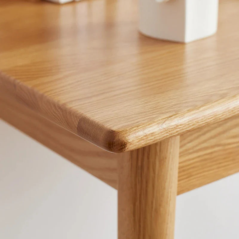 100% Solid Natural Wood Computer Desk 3