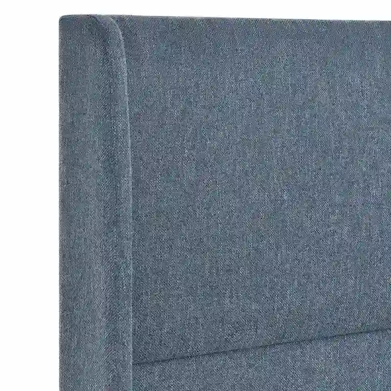 Roundhill Furniture Rozitta Upholstered Wingback Bed with Platform Design 25
