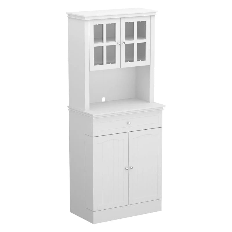 Spacious Kitchen Cabinet with Microwave Space - 30W x 69.3H 29