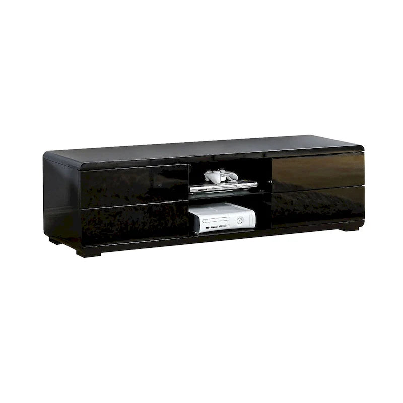 High Gloss Lacquer TV Stand with 4 Drawers 2