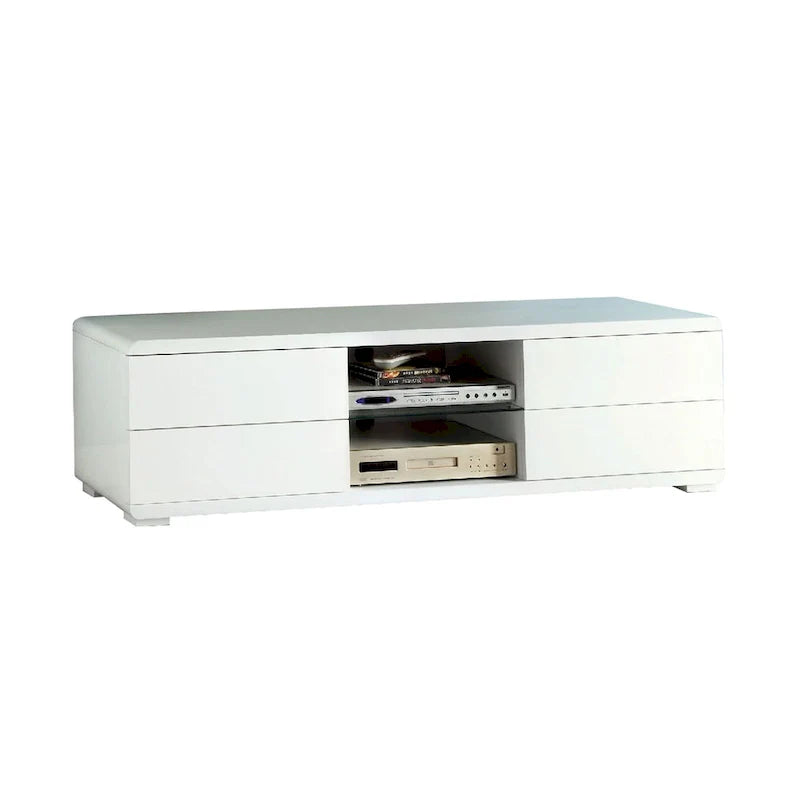 High Gloss Lacquer TV Stand with 4 Drawers 7