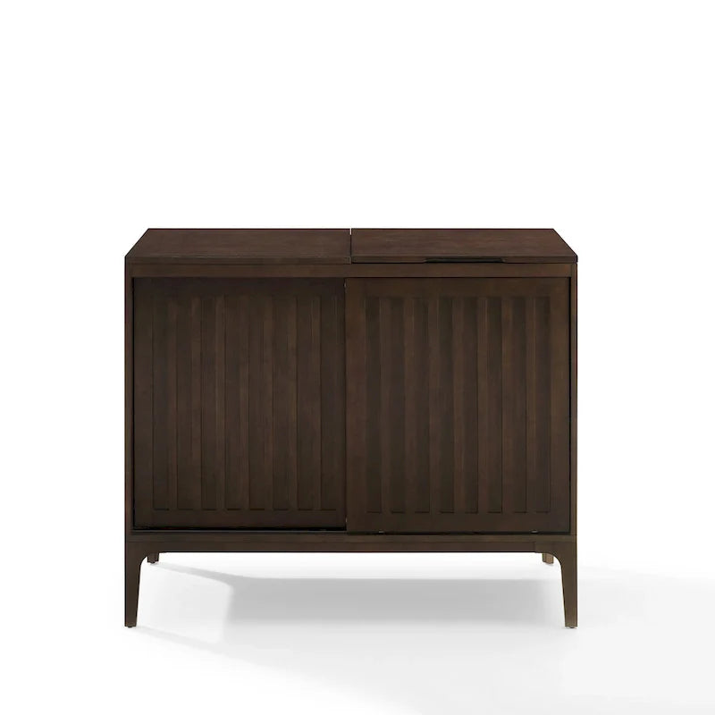 Crosley Asher Media Console for Record Storage 10