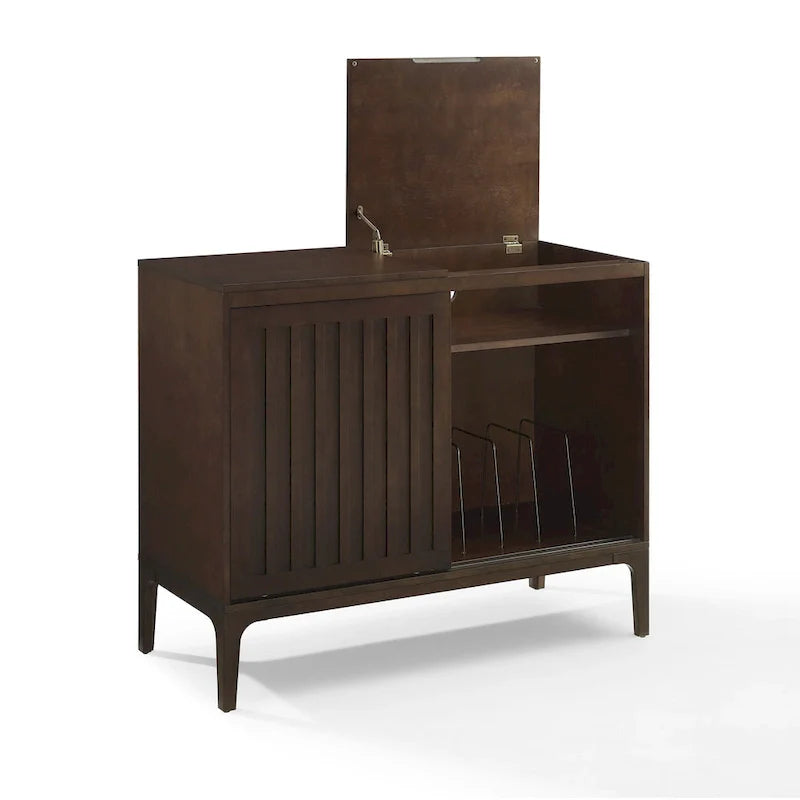 Crosley Asher Media Console for Record Storage 12