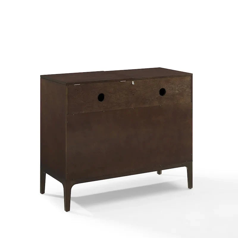 Crosley Asher Media Console for Record Storage 13