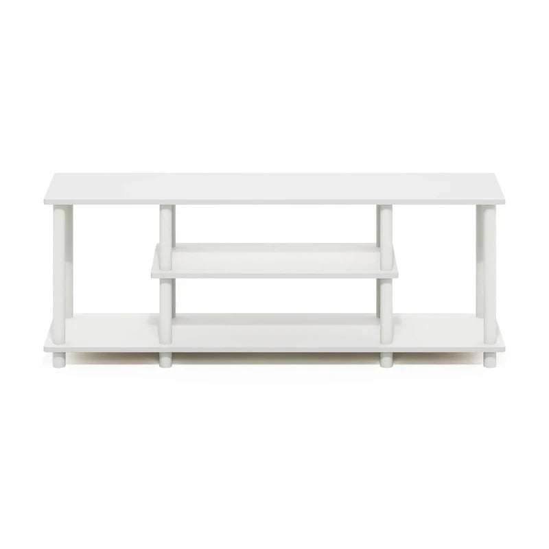 Furinno Turn-N-Tube Tool-Free 3D 3-Tier TV Stand for Entertainment 11