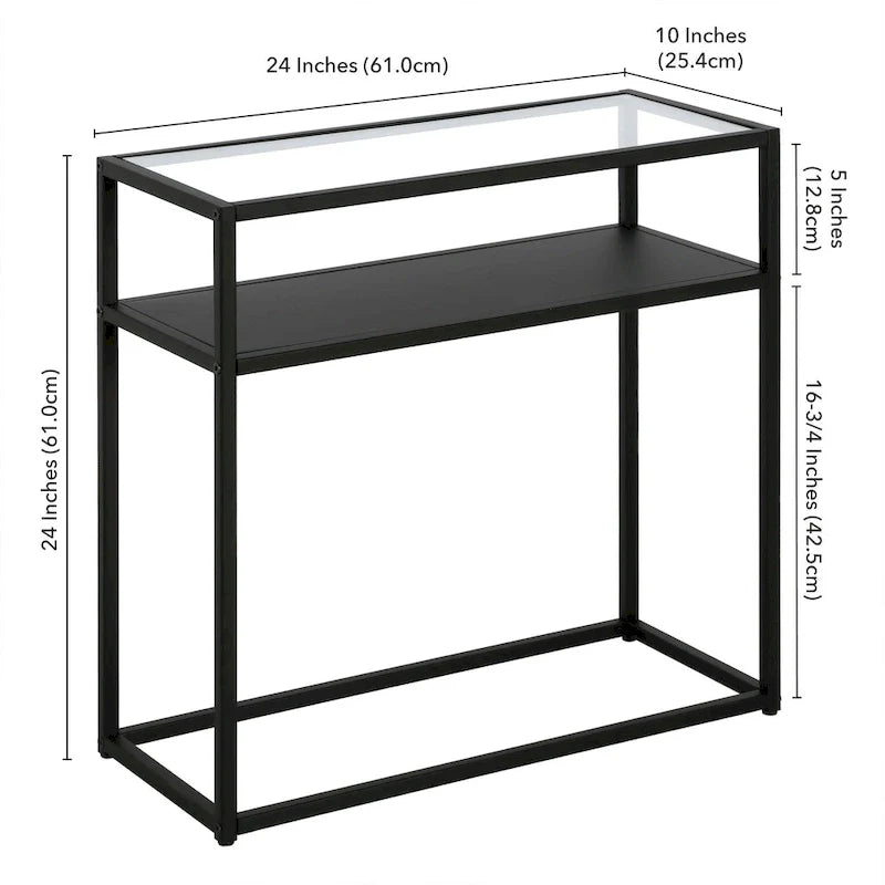 Ada 24-Inch Wide Rectangular Side Table 11
