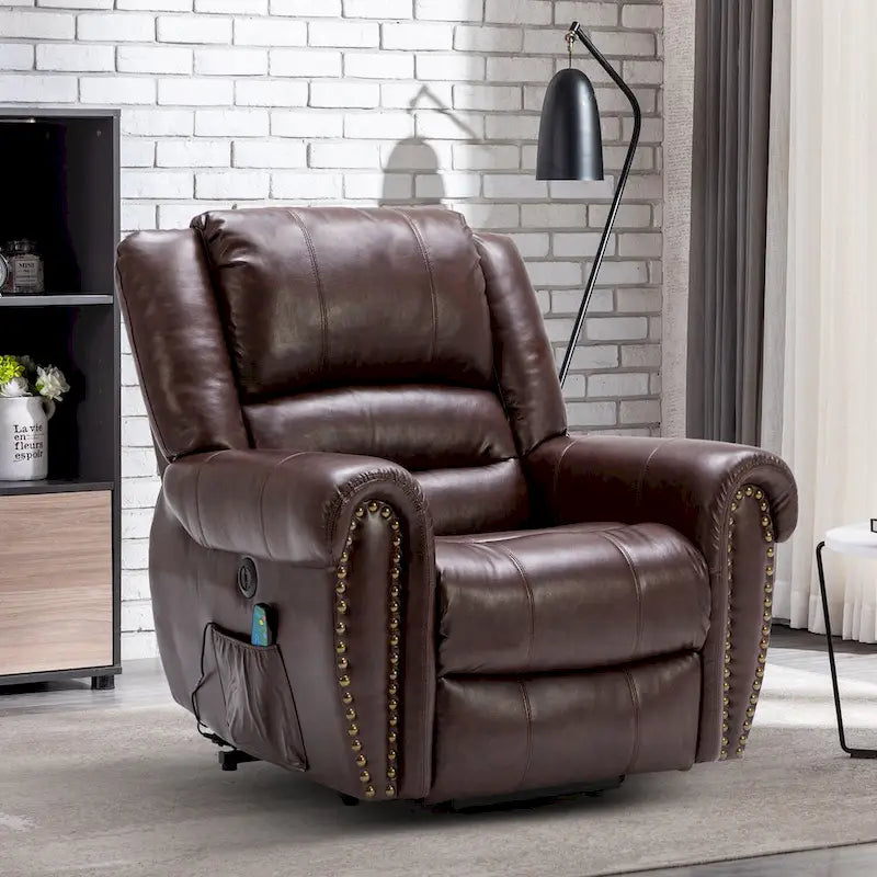 Comfortable Power Lift Recliner Chair with Breathable Fabric, Massage, Heat, and USB Charging Port 15