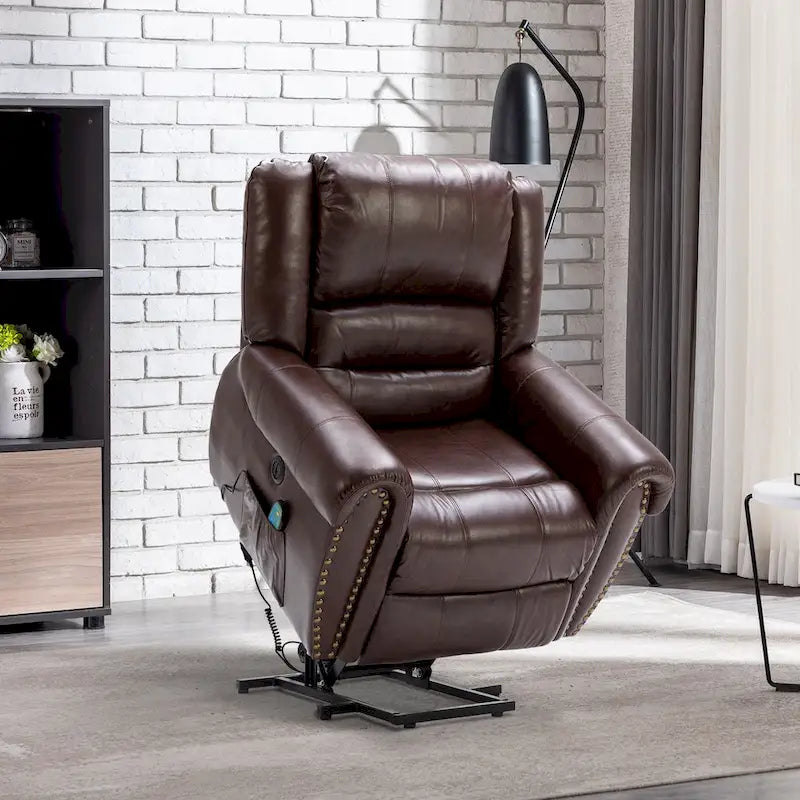Comfortable Power Lift Recliner Chair with Breathable Fabric, Massage, Heat, and USB Charging Port 17