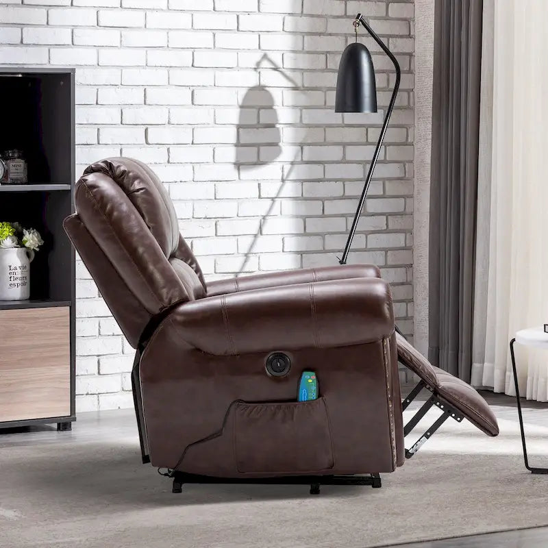 Comfortable Power Lift Recliner Chair with Breathable Fabric, Massage, Heat, and USB Charging Port 18