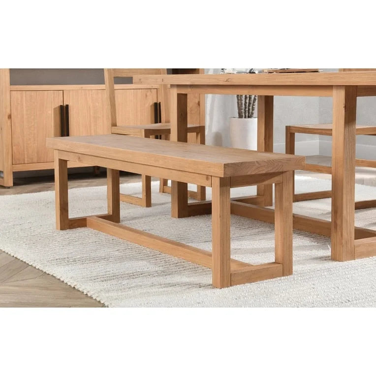 Kosas Home Fenmore Natural Dining Bench 1