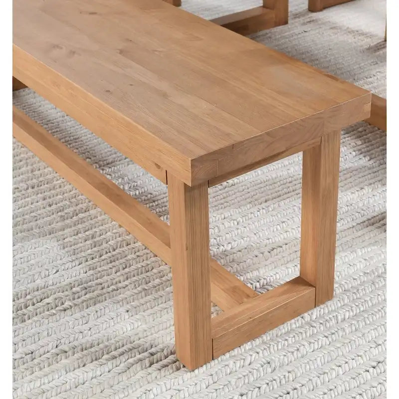 Kosas Home Fenmore Natural Dining Bench 9