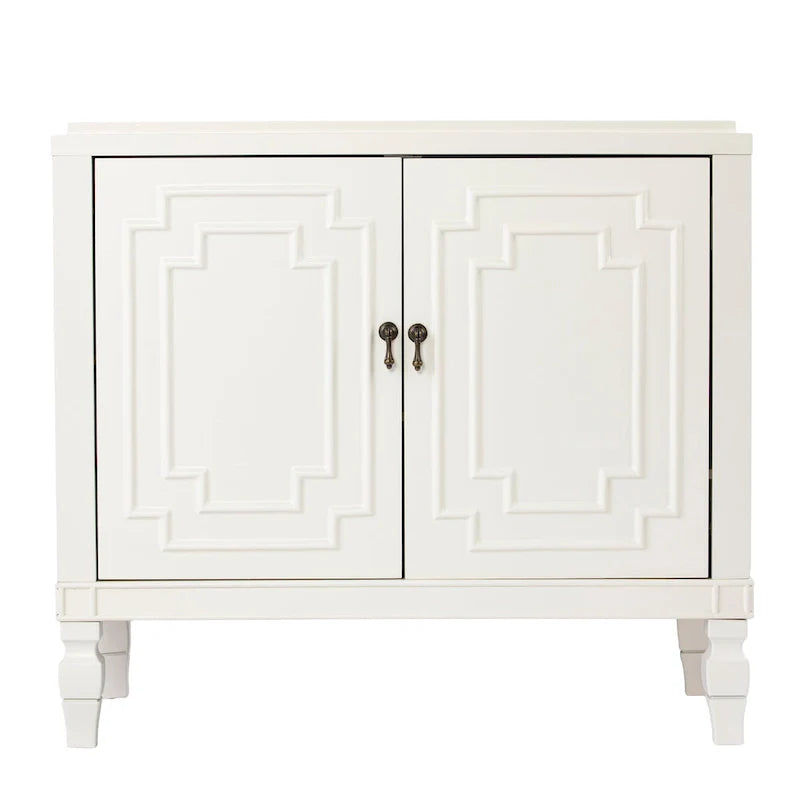 SEI Furniture Taborley Antique White Double-Door Accent Cabinet" can be rewritten as:

"SEI Furniture Taborley Antique White Double-Door Accent Storage Cabinet 5