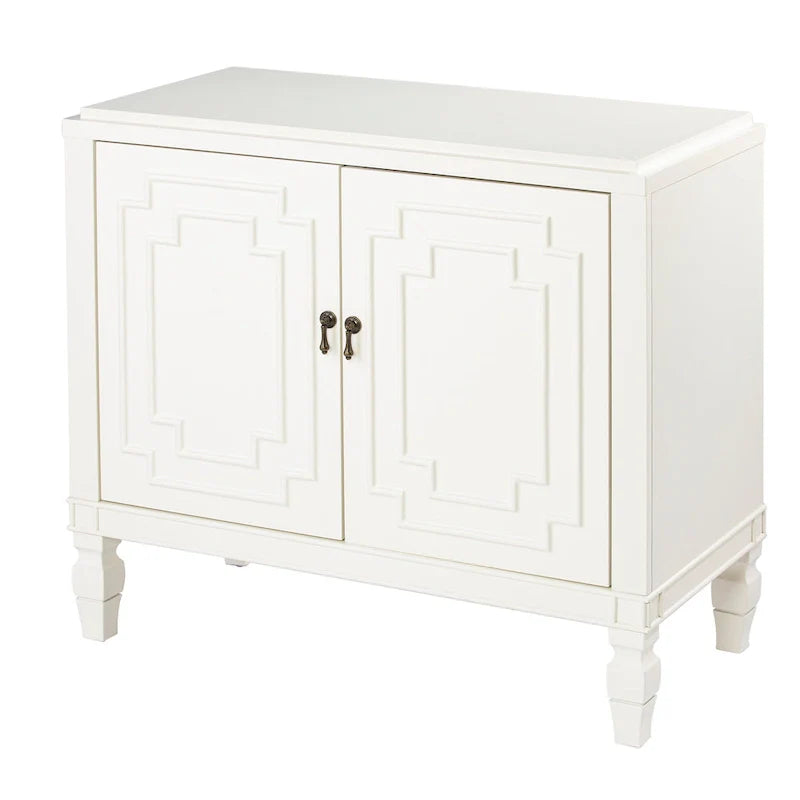 SEI Furniture Taborley Antique White Double-Door Accent Cabinet" can be rewritten as:

"SEI Furniture Taborley Antique White Double-Door Accent Storage Cabinet 6