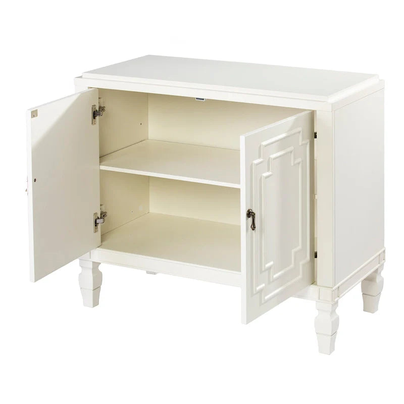 SEI Furniture Taborley Antique White Double-Door Accent Cabinet" can be rewritten as:

"SEI Furniture Taborley Antique White Double-Door Accent Storage Cabinet 7