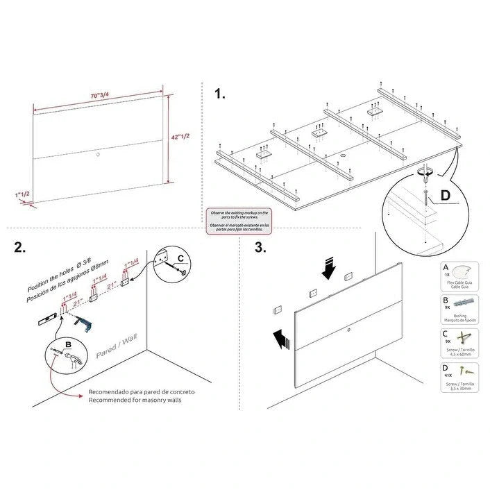 Midtown TV Stand for 70-Inch Flat Screen Television 4