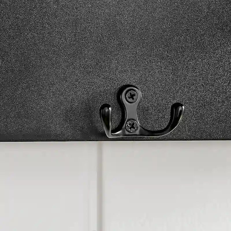 Danya B. Wall-Mounted Coat Rack with Decorative Ledge Shelf and Hooks for Entryway 9