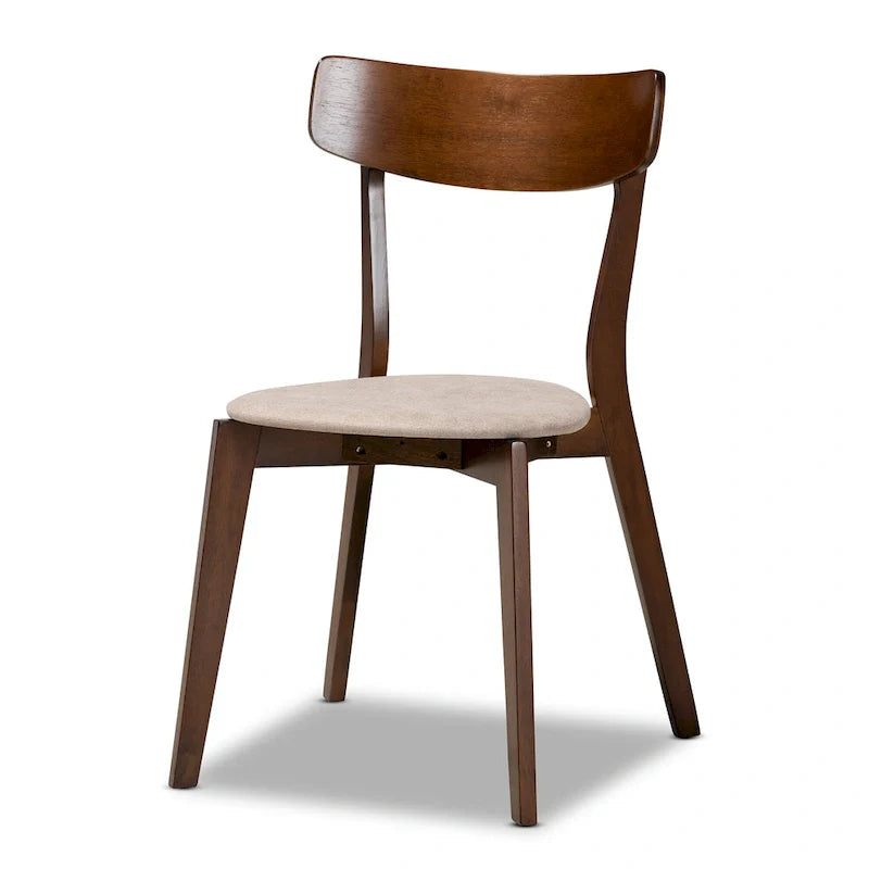 Rika 5-Piece Mid-Century Modern Transitional Dining Set 4