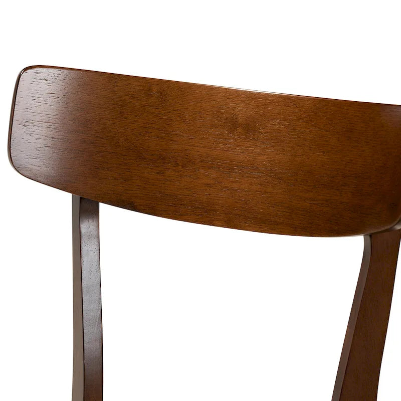 Rika 5-Piece Mid-Century Modern Transitional Dining Set 7
