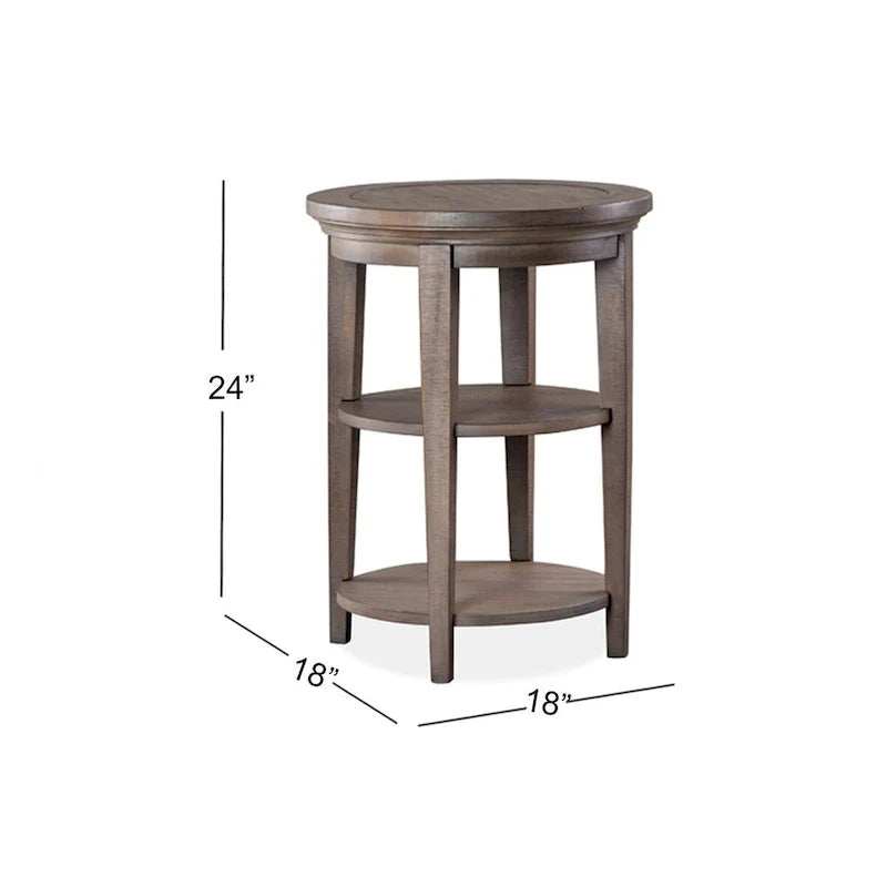 Magnussen Paxton Place Round Accent Table - 18" x 18" x 24" 1