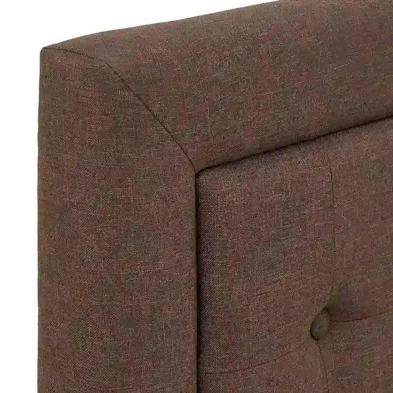 iNSPIRE Q Classic Arlert Tufted Linen Headboard Storage Platform Bed 7