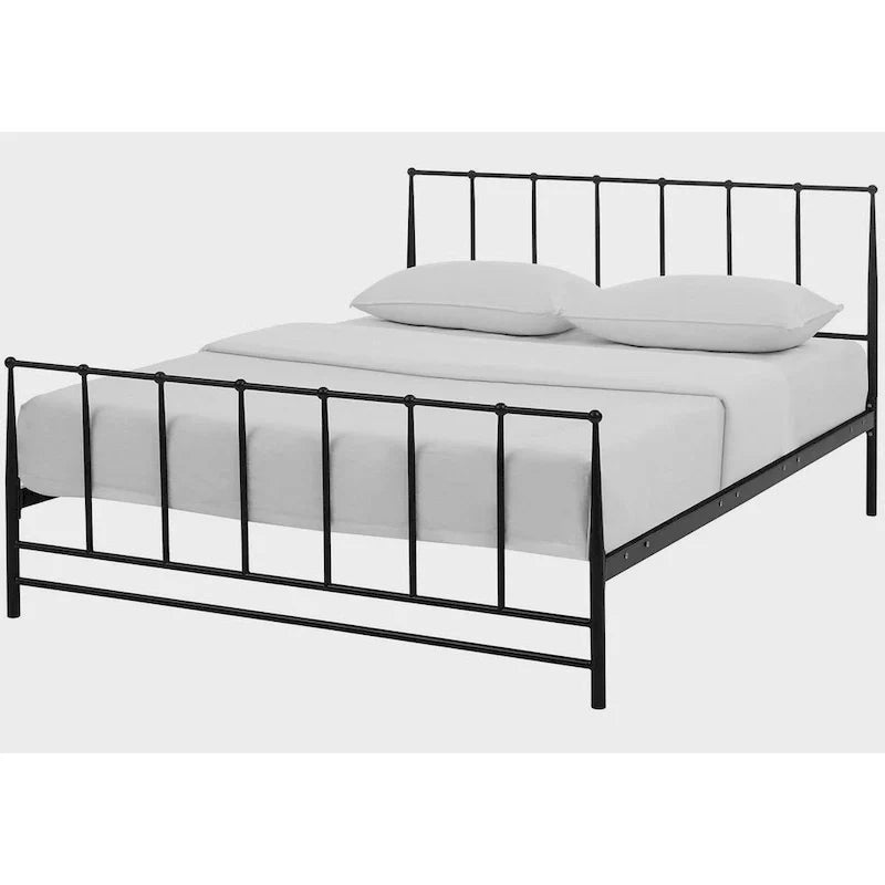 Freeport Brown King-Size Metal Bed Frame 2