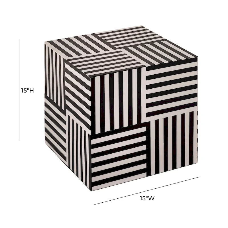 15-Inch Cube Side Table - Dimensions: 15W x 15D x 15H 6