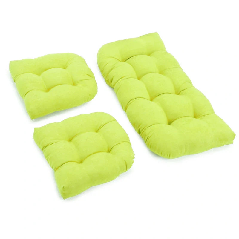 3-Piece Indoor Settee Cushion Set in Soft Microsuede 14