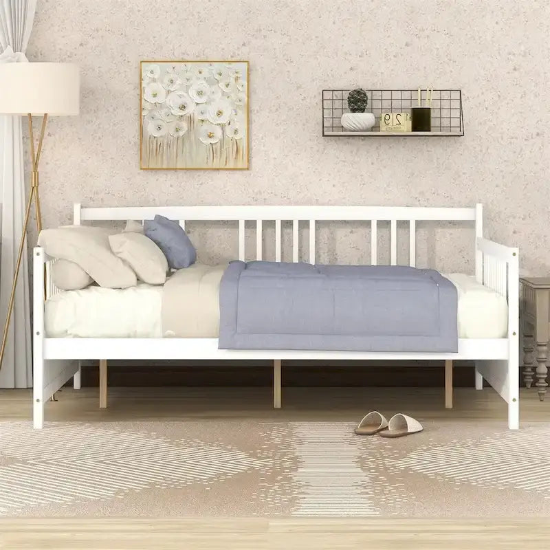 Merax Full-Sized Wooden Daybed 8