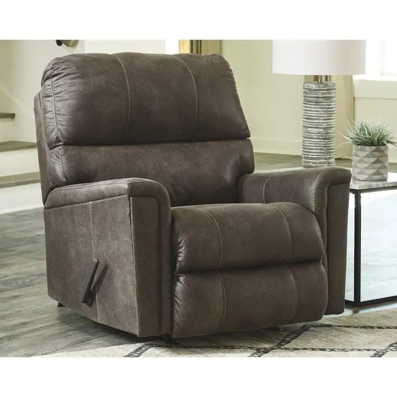Signature Design by Ashley Navi Brown Reclining Rocker 1