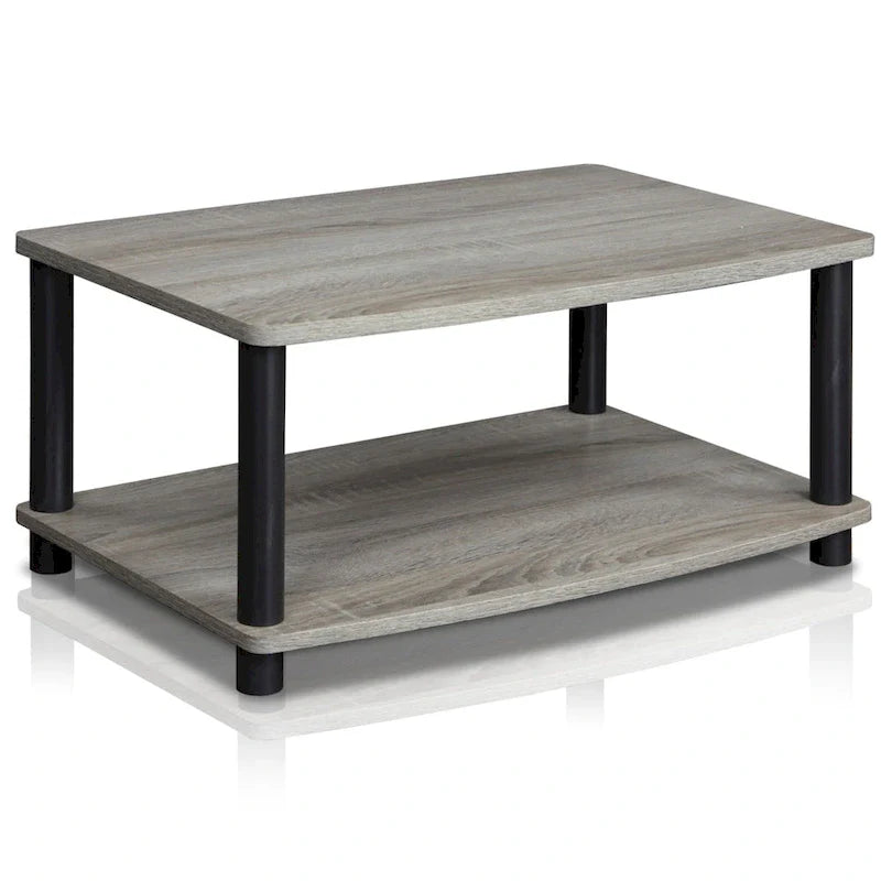 Porch & Den St. Marks Two-Tier Raised TV Stand 1