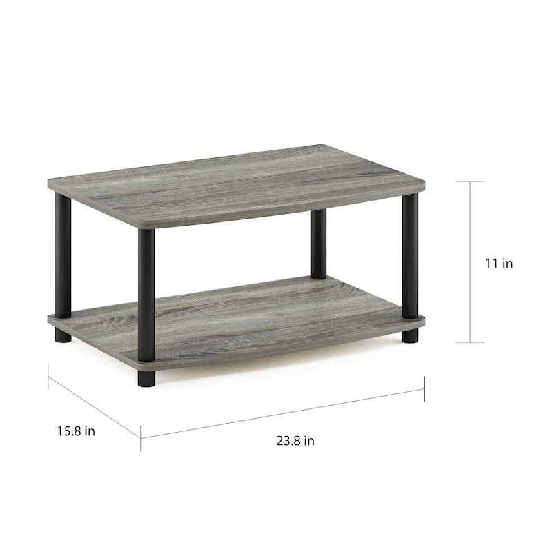 Porch & Den St. Marks Two-Tier Raised TV Stand 5