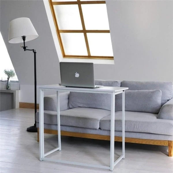 Porch & Den Elliott Folding Writing Desk - Versatile PC Office Table 1