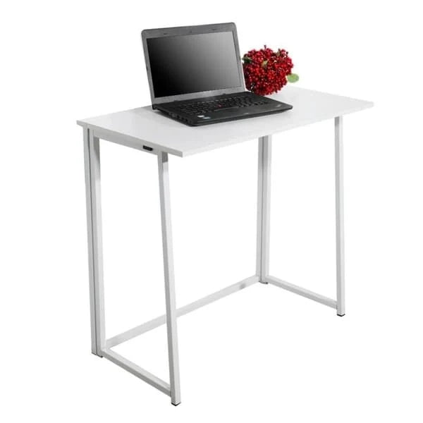 Porch & Den Elliott Folding Writing Desk - Versatile PC Office Table 3
