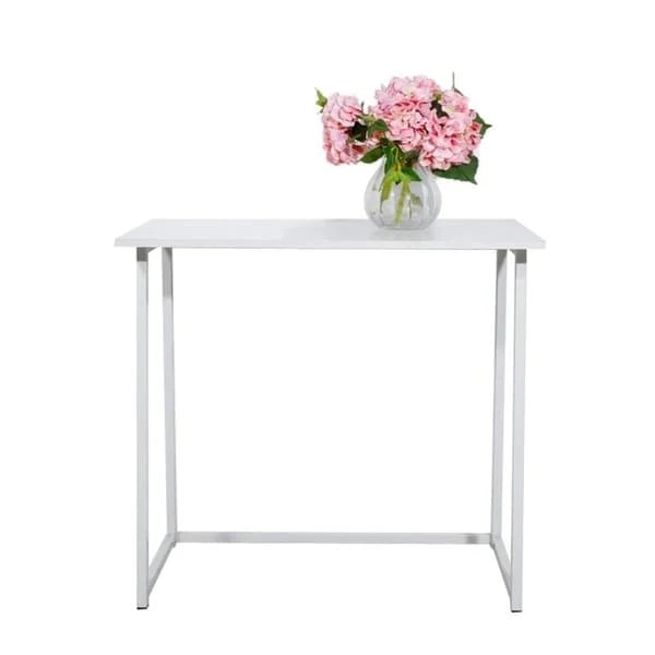 Porch & Den Elliott Folding Writing Desk - Versatile PC Office Table 4