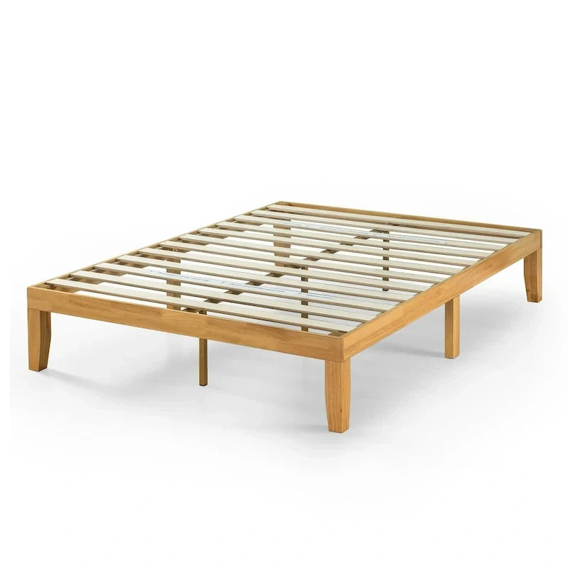 Zinus Priage 14-Inch Solid Wood Platform Bed in Natural Finish 3