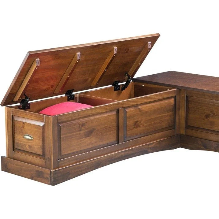 Ame Walnut Backless Nook Table Collection 10