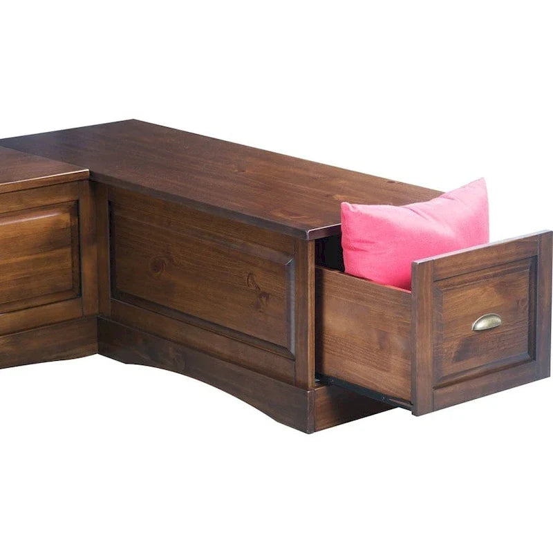 Ame Walnut Backless Nook Table Collection 11