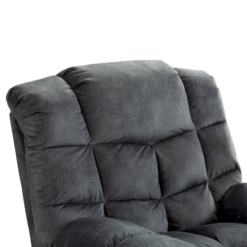 Fabric Recliner and Single Sofa with Manual Recline Feature 17