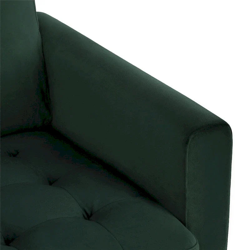 CosmoLiving by Cosmopolitan Strummer Reversible Velvet Sectional Sofa 9