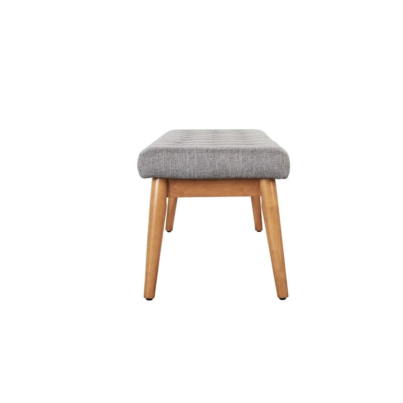 Crosley Landon Acorn Upholstered Bench - 43.25" W x 16" D x 16.88" H 3