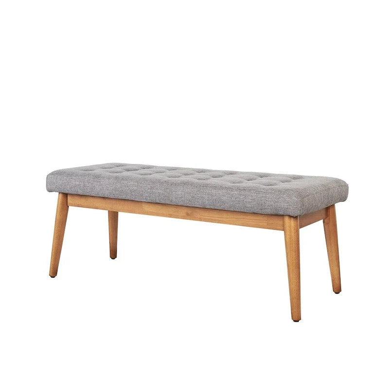 Crosley Landon Acorn Upholstered Bench - 43.25" W x 16" D x 16.88" H 6