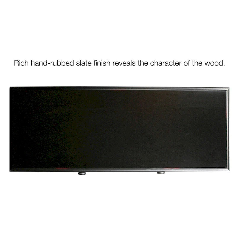 Compact Slate-Finished Console Table 2