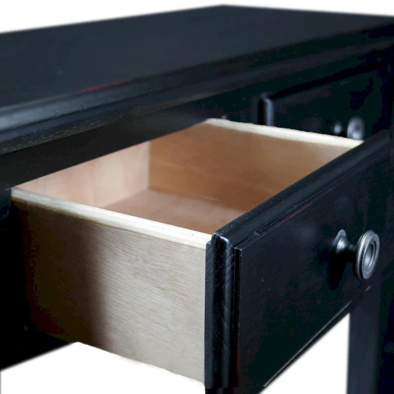 Compact Slate-Finished Console Table 3