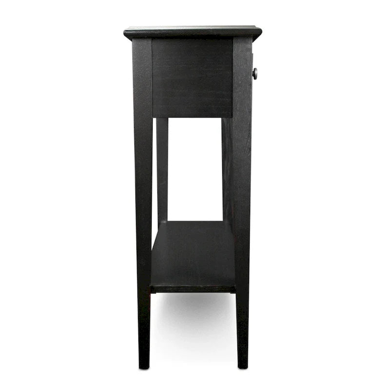 Compact Slate-Finished Console Table 5