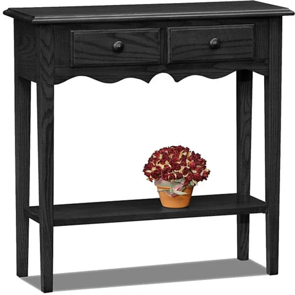 Compact Slate-Finished Console Table 6