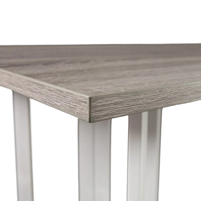 SEI Furniture Driness Grey Folding Drop Leaf Table 6