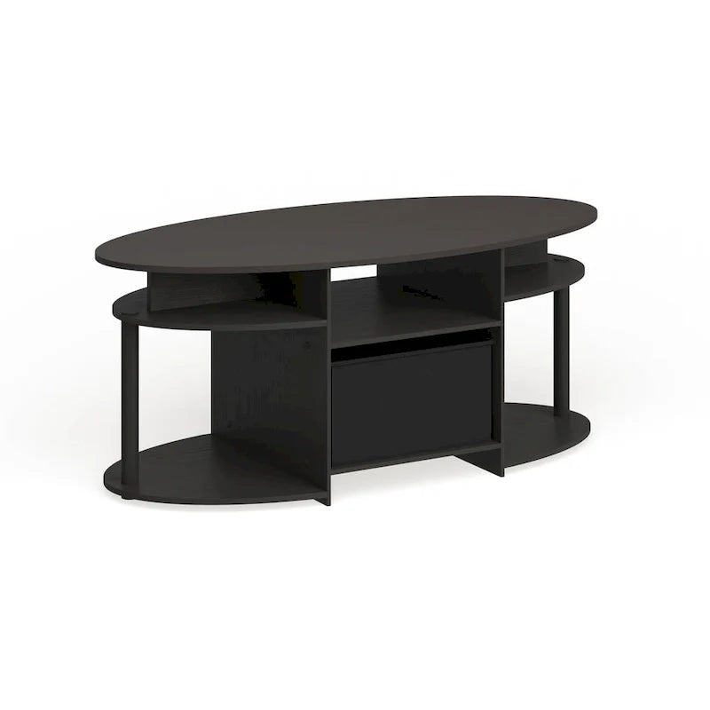 Astor Oval Coffee Table in Walnut by Porch & Den 4