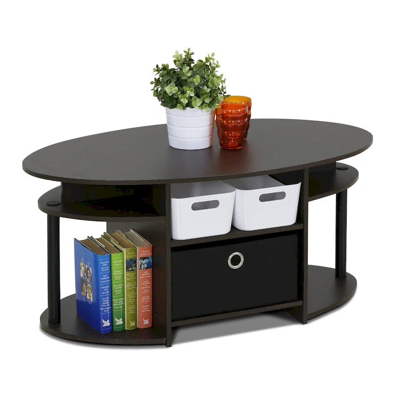 Astor Oval Coffee Table in Walnut by Porch & Den 5