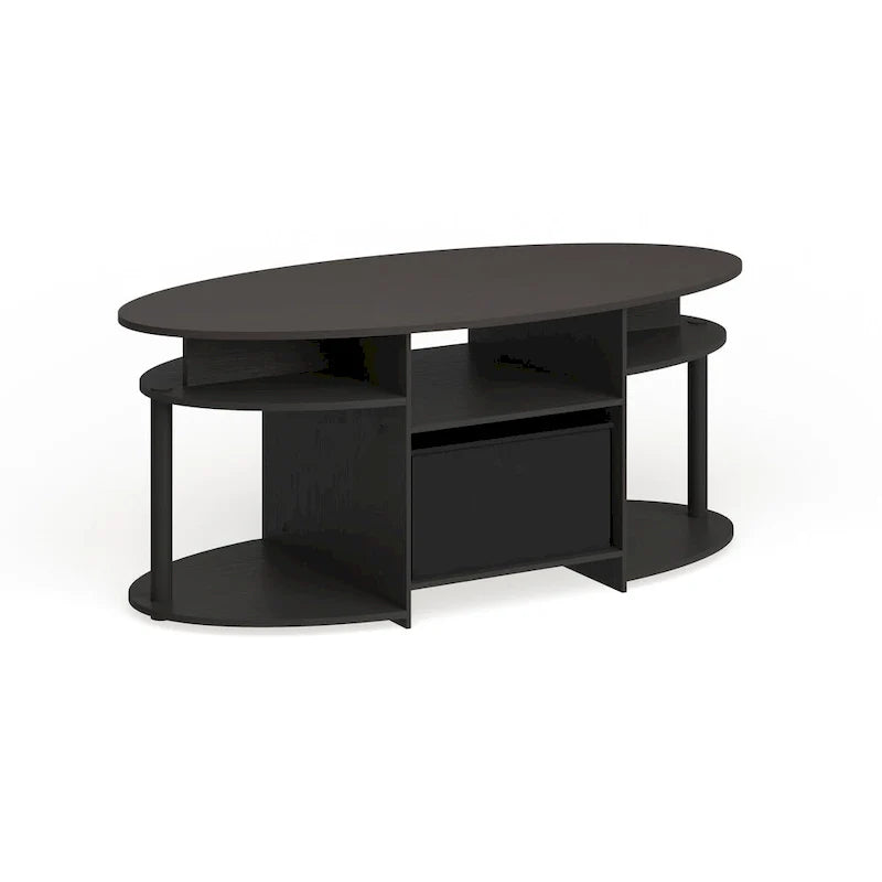 Astor Oval Coffee Table in Walnut by Porch & Den 11
